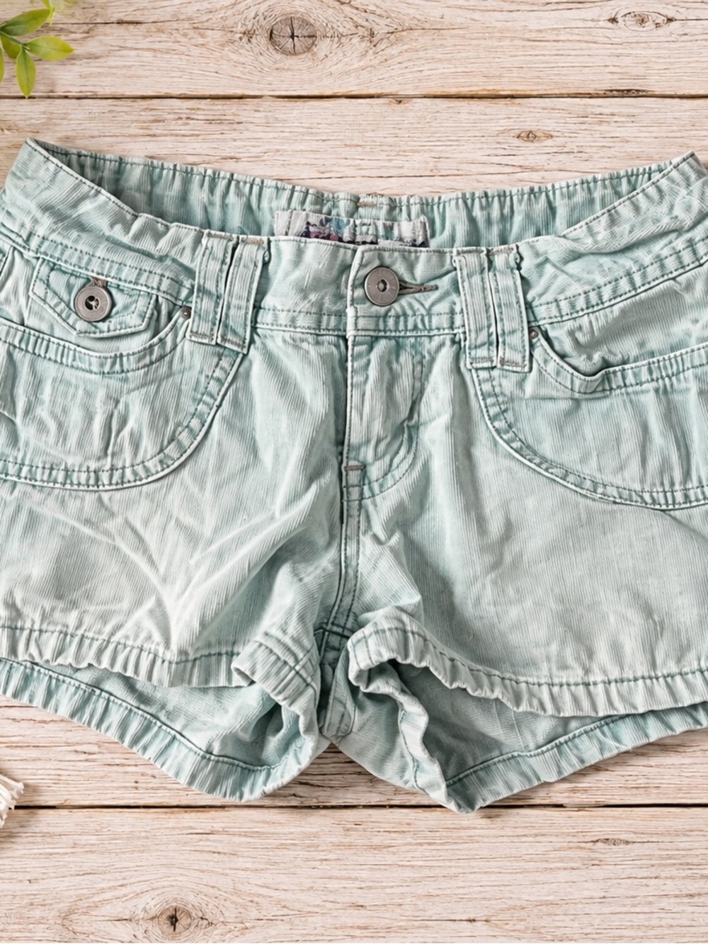 Piper Faded Blue Jean Shorts #506